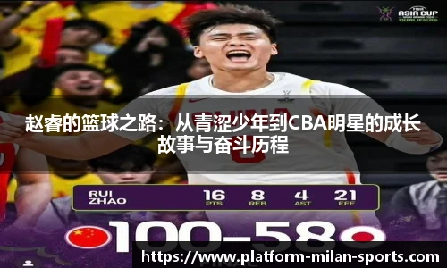 赵睿的篮球之路:从青涩少年到CBA明星的成长故事与奋斗历程